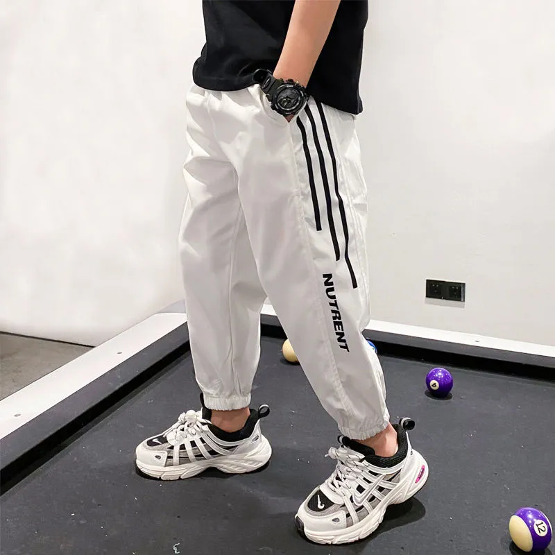 【110-170cm】気質アップ ストライプ柄 パンツ ファッション 夏 男の子 ボトムス
