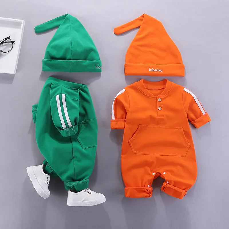 【59-90cm】オススメ おしゃれ 無地 アルファベット 新生児 赤ちゃん ロンパース