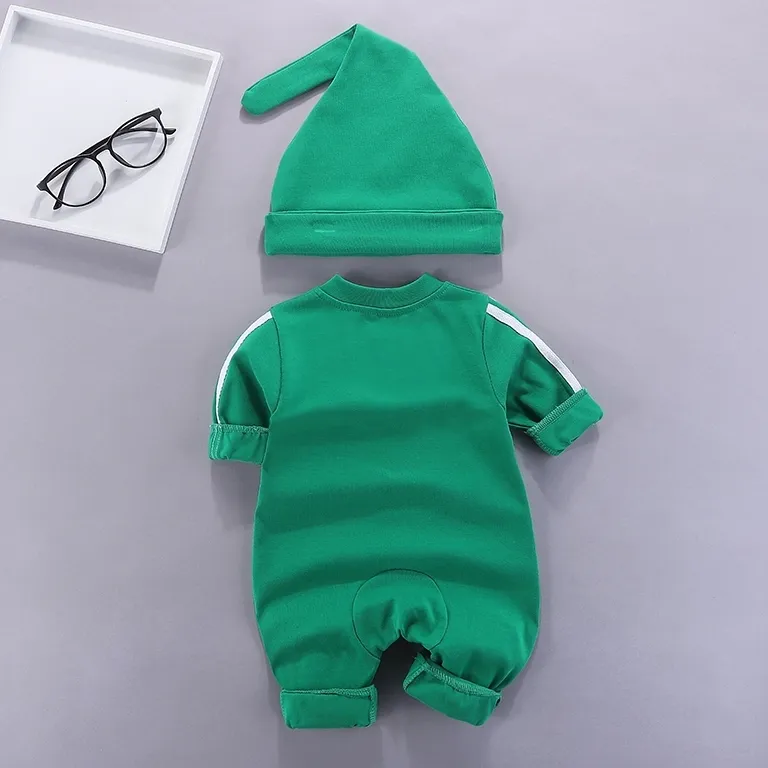 【59-90cm】オススメ おしゃれ 無地 アルファベット 新生児 赤ちゃん ロンパース