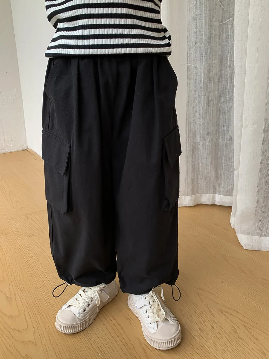 【90-140cm】超人気商品 人気上昇中 ファッション カジュアル 3色選べる 無地 ゆったり カッコイイ パンツ