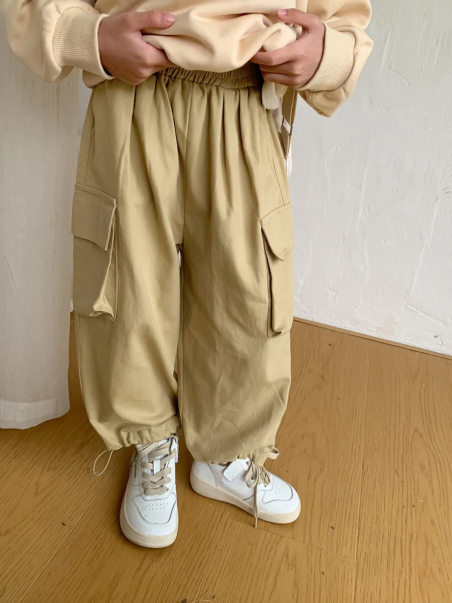 【90-140cm】超人気商品 人気上昇中 ファッション カジュアル 3色選べる 無地 ゆったり カッコイイ パンツ