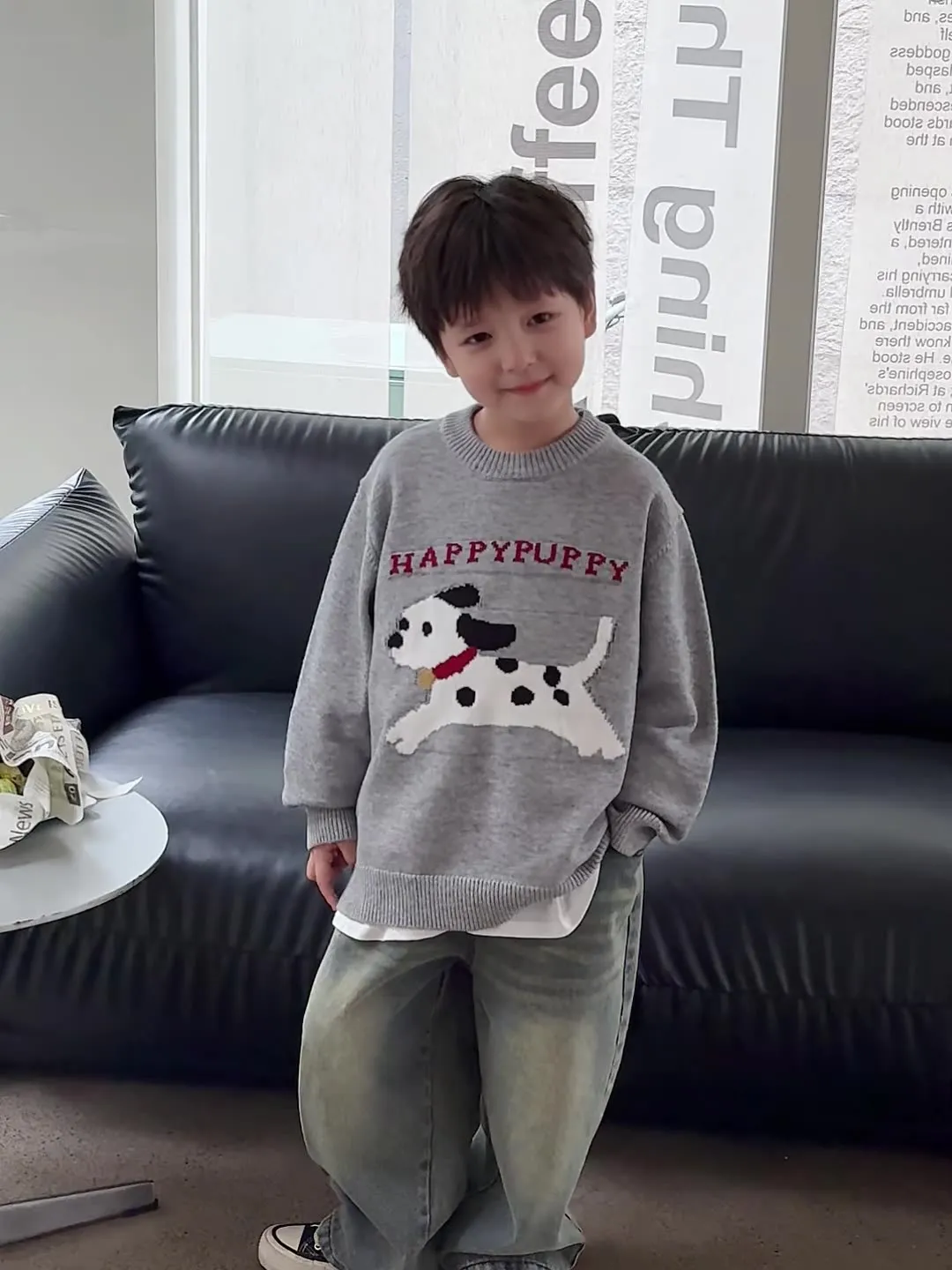 【90-150cm】合わせやすい ファッション 人気上昇中 超カッコイイ 気質満点 男の子 セーター
