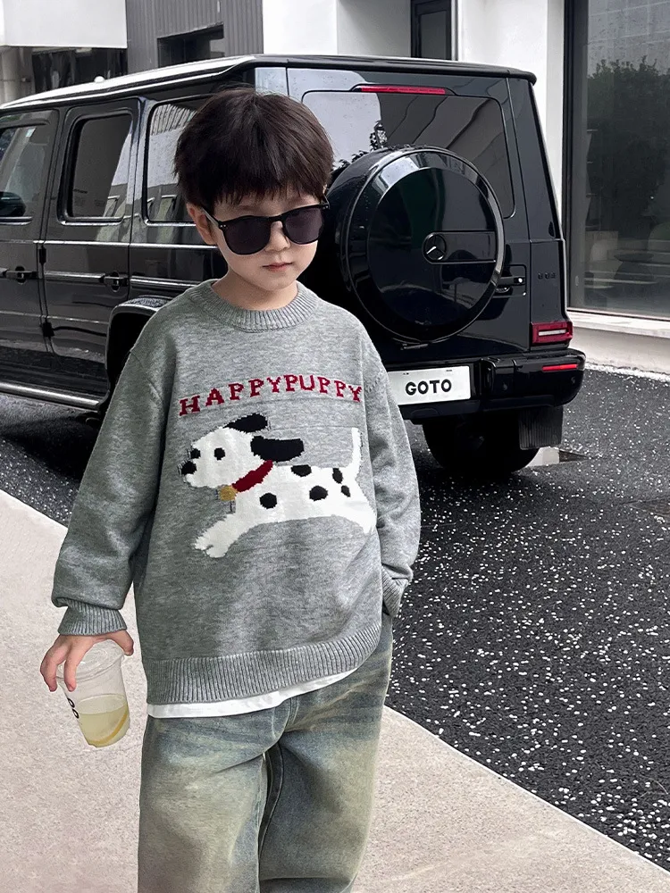 【90-150cm】合わせやすい ファッション 人気上昇中 超カッコイイ 気質満点 男の子 セーター