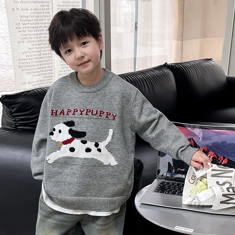 【90-150cm】合わせやすい ファッション 人気上昇中 超カッコイイ 気質満点 男の子 セーター