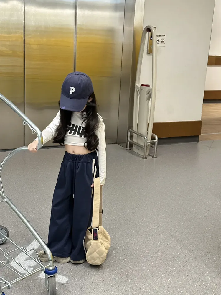【90-140cm】Tシャツ パンツ 新作 大歓迎 ファッション 合わせやすい スウィート 気質満点 デザイン満点 痩せ見せ 女の子