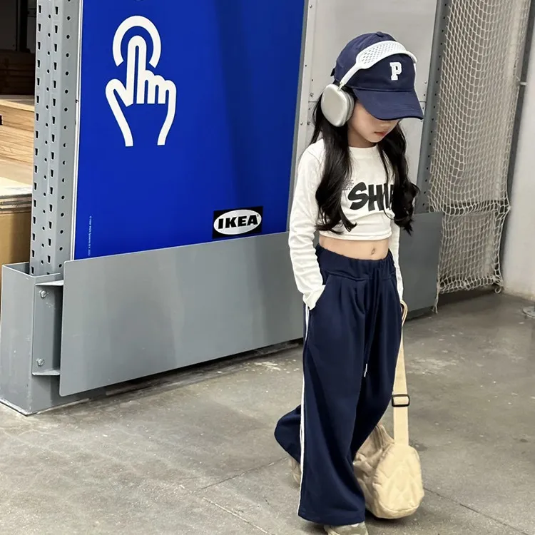 【90-140cm】Tシャツ パンツ 新作 大歓迎 ファッション 合わせやすい スウィート 気質満点 デザイン満点 痩せ見せ 女の子