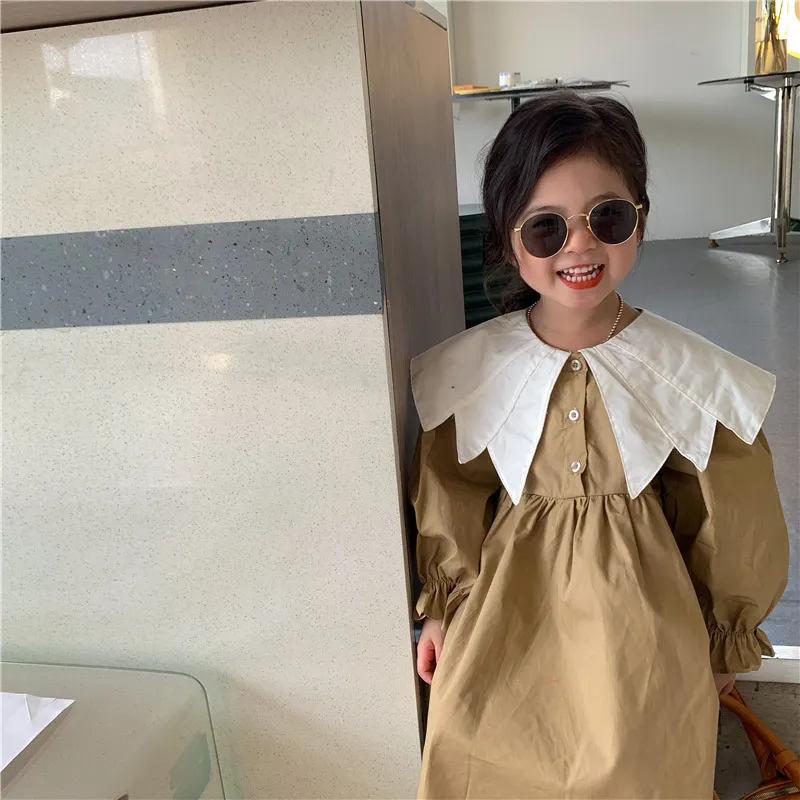 【80-130cm】韓国こども服 おしゃれ 可愛い 春秋 女の子 ワンピース