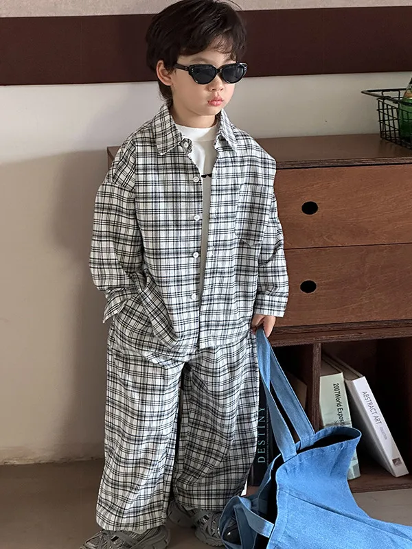 【90-150cm】オシャレ 上下バラして使えるオトク感 セットアップ 上下セット 長袖 男の子