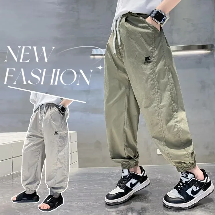 【120-170cm】嬉しいシンプルデザイン＆カラー どんな服にもマッチ 長ズボン キッズ 子供 男の子 ボトムス