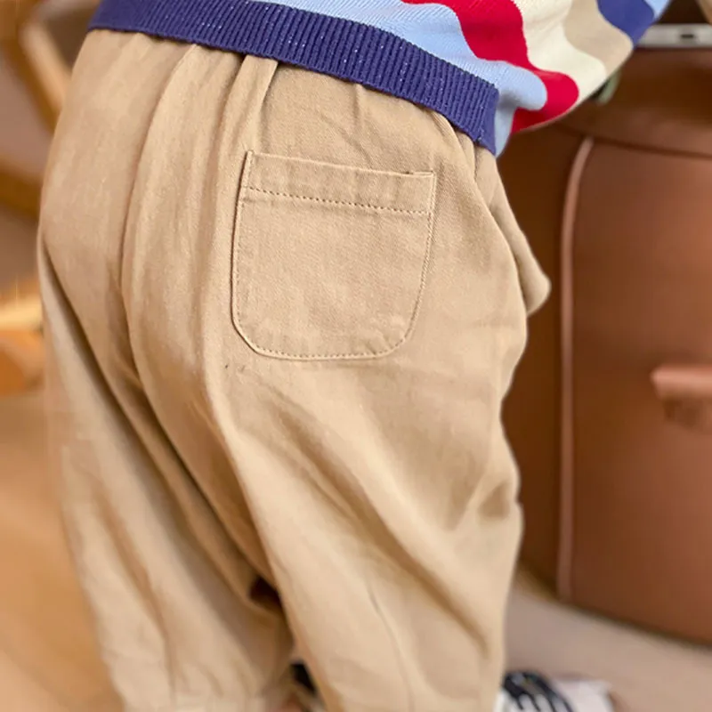 【80-120cm】絶対後悔しない! 合わせやすい 三色選べる カジュアル 男の子 ボトムス