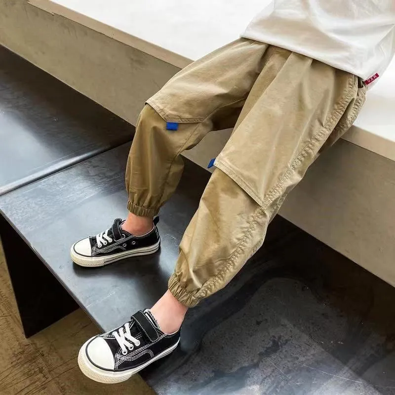 【110-160cm】超人気商品！秋新作 ファッション スポーツ 合わせやすい 男の子 ボトムス