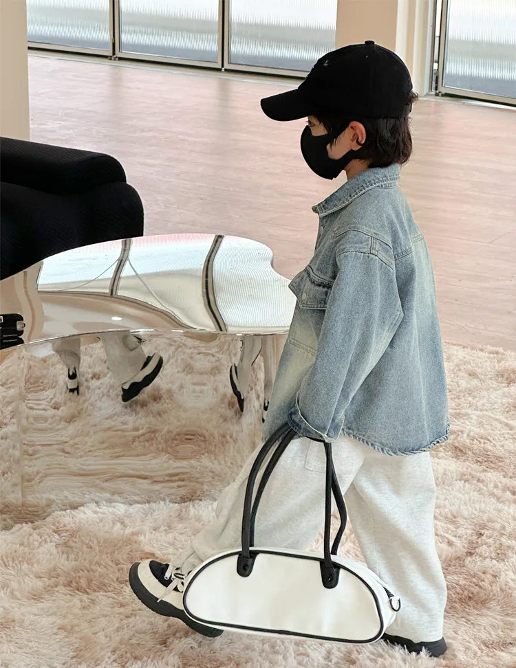 【90-140cm】 ファッション かっこいい デニムコート デニムジャケット アウター キッズ ジュニア 男の子