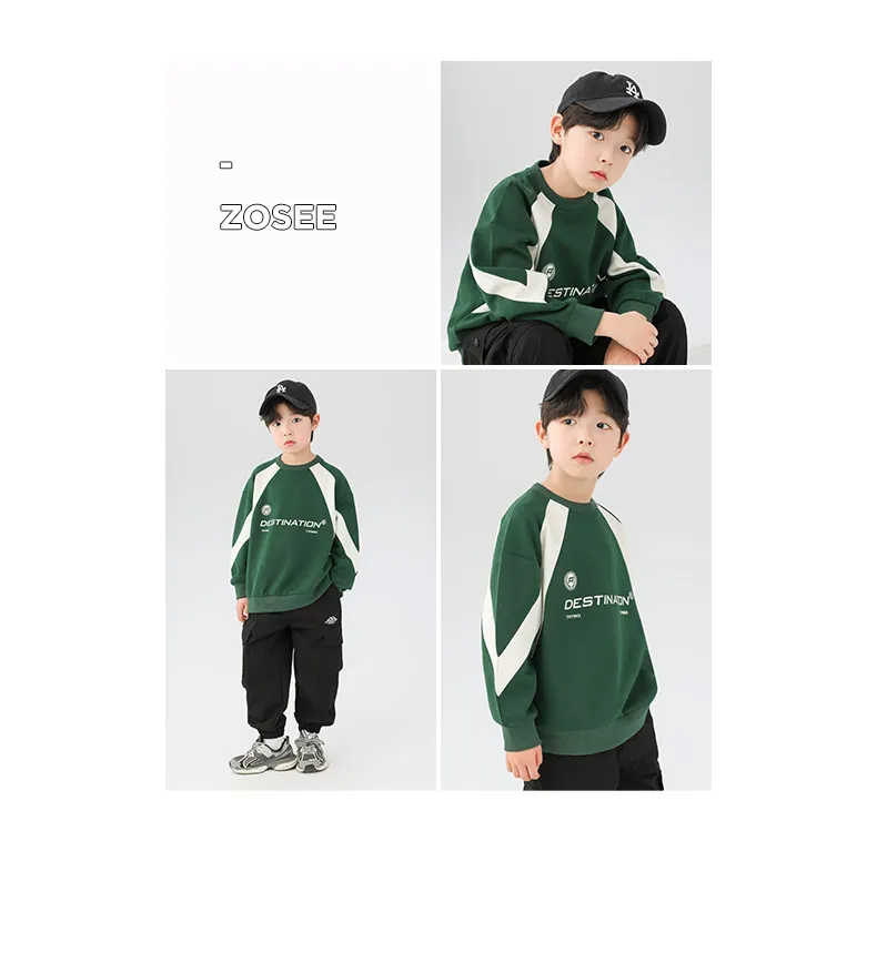 【120-170cm】韓国 大人っぽい ゆったり 子供服 プリントトレーナー スウェット 長袖 トップス
