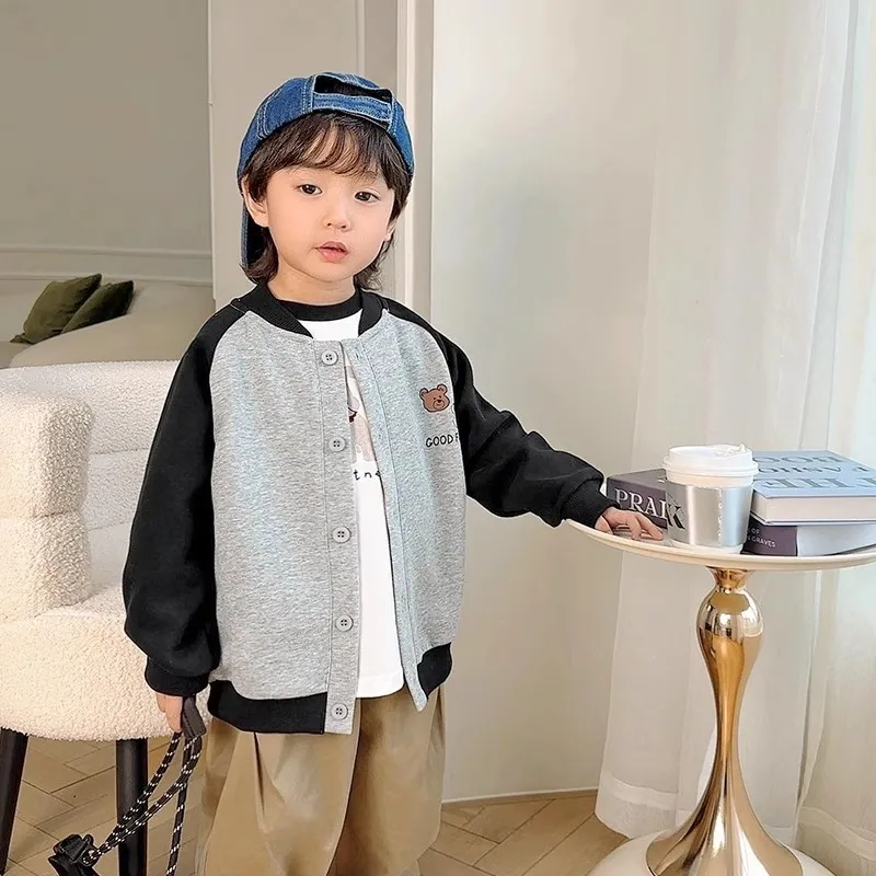 【90-140cm】超人気商品！秋新作 ファッション カートゥーン 合わせやすい 男の子 長袖 カーディガン