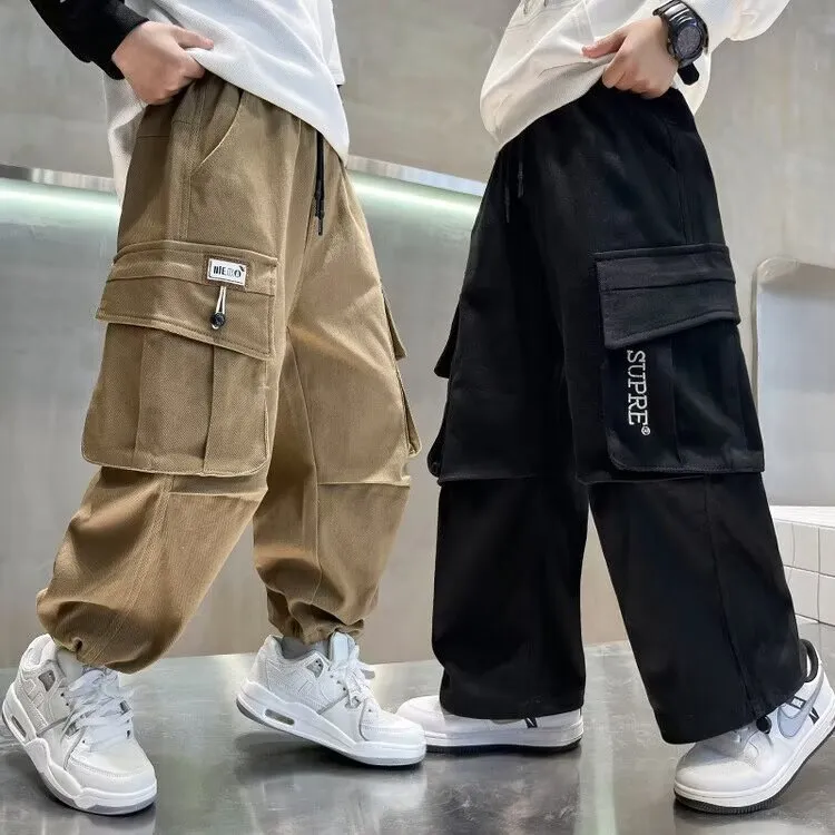 【120-160cm】特別なデザイン 超人気商品 カッコイイ ファッション カジュアル 男の子 パンツ