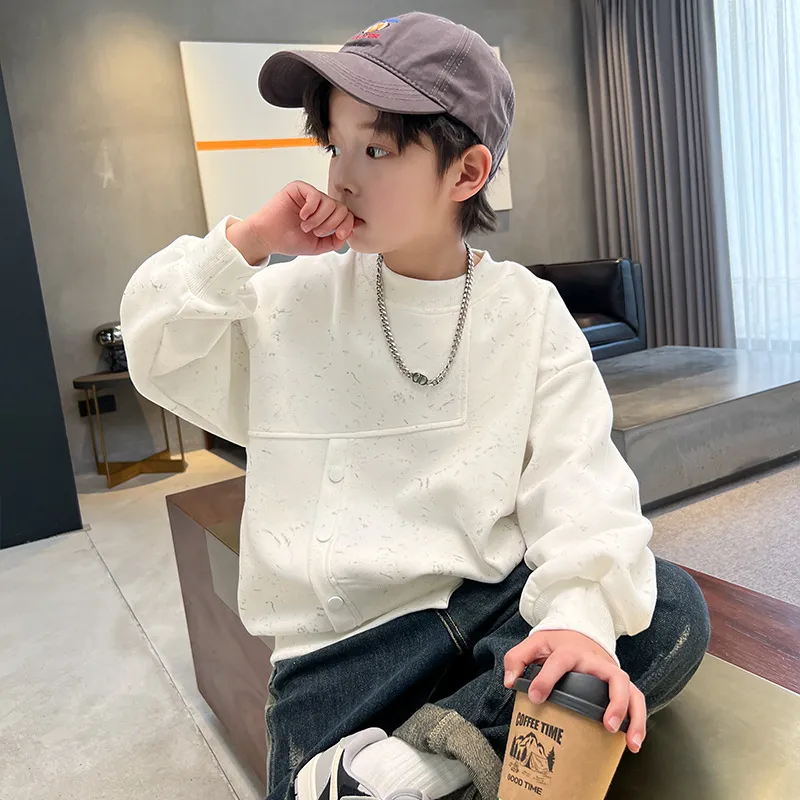 【120-160cm】今季大注目 超人気商品 定番 カジュアル シンプル 男の子 長袖 トレーナー