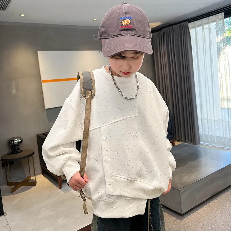 【120-160cm】今季大注目 超人気商品 定番 カジュアル シンプル 男の子 長袖 トレーナー