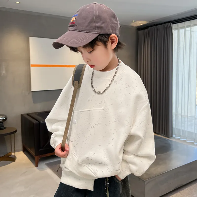 【120-160cm】今季大注目 超人気商品 定番 カジュアル シンプル 男の子 長袖 トレーナー