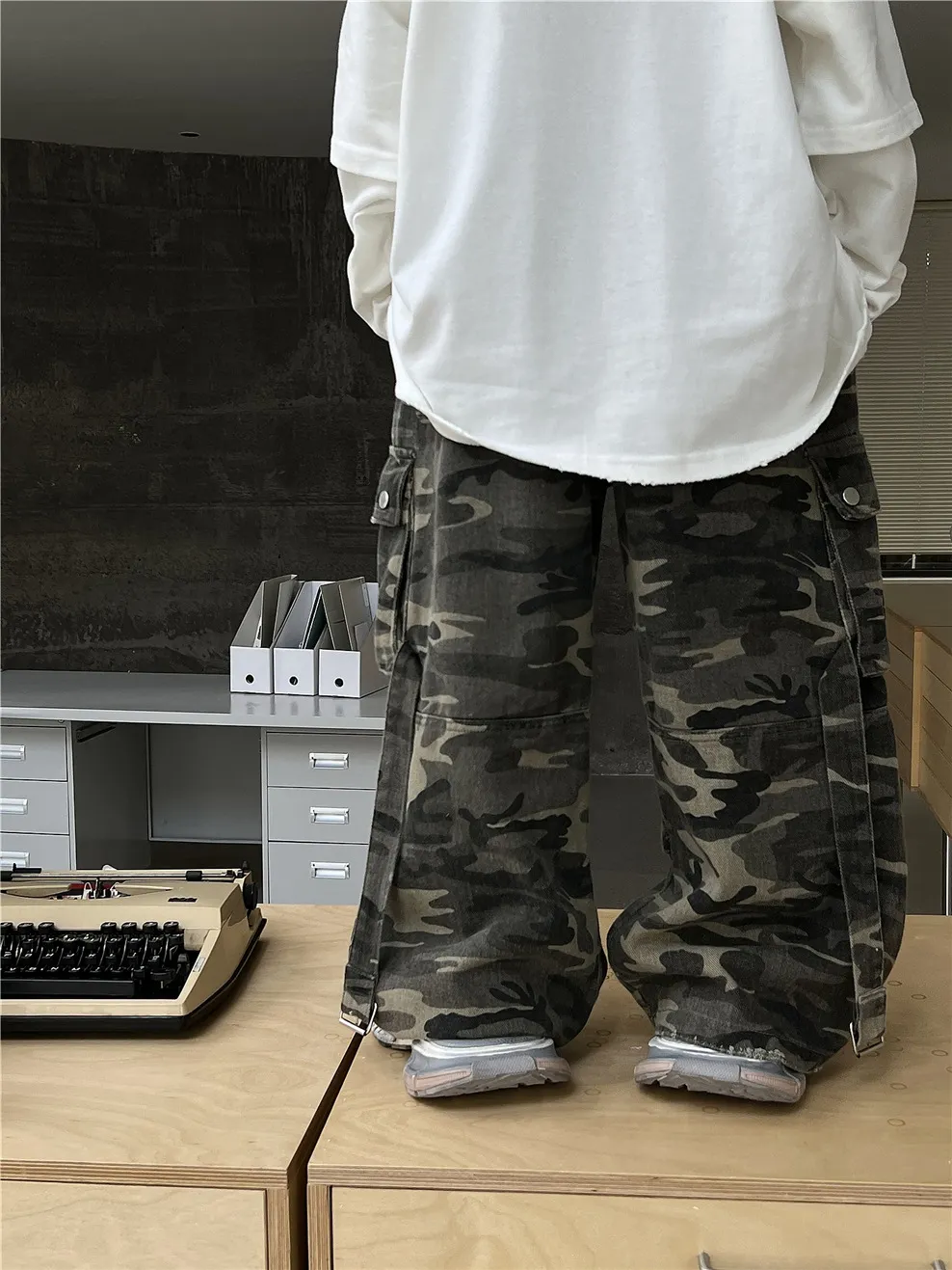 【90-140cm】今季大注目 カモフラ柄 履きやすい 合わせやすい トレンド 男の子 長ズボン