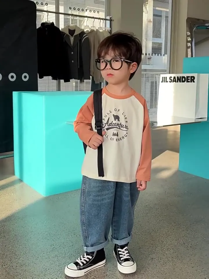 【90-140cm】人気上昇中 着心地良い トレンド 合わせやすい 通気性良い 長袖 Tシャツ