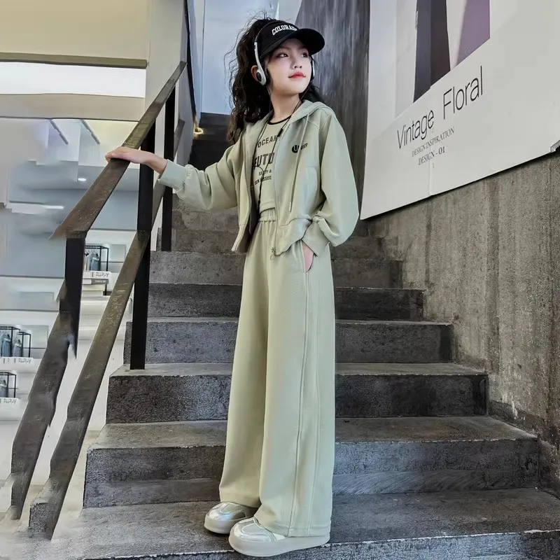 【120-170cm】二点セット 超人気 カジュアル スポーツ 定番 アウター＋パンツ セットアップ