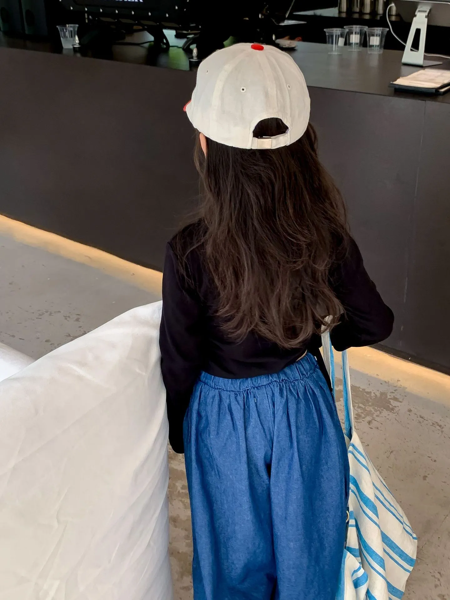 【90-140cm】お出かけ この一枚着るだけオシャレ 長袖Tシャツ キッズ  女の子 トップス