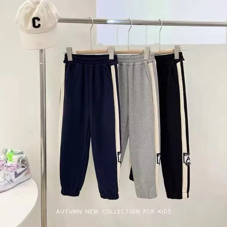 【120-170cm】日常 シンプル カジュアル 合わせやすい スポーツ 男の子 ボトムス