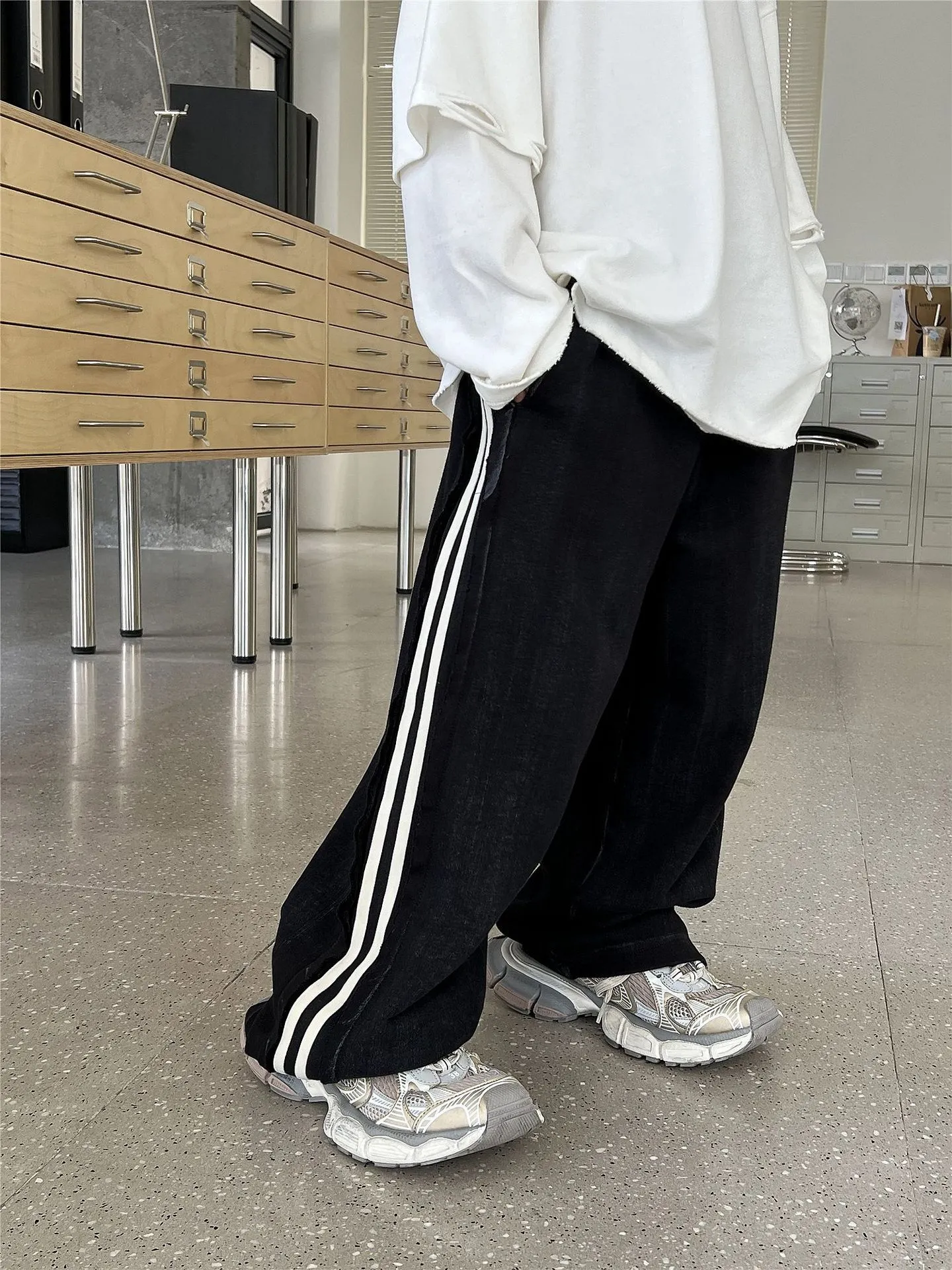 【90-150cm】超人気 履きやすい カジュアル 合わせやすい 動きやすい ワイドパンツ