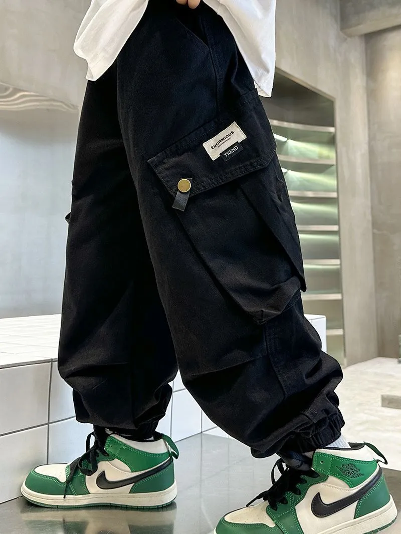 【120-170cm】売れ筋！カジュアル カッコイイ ファッション 男の子 カーゴパンツ