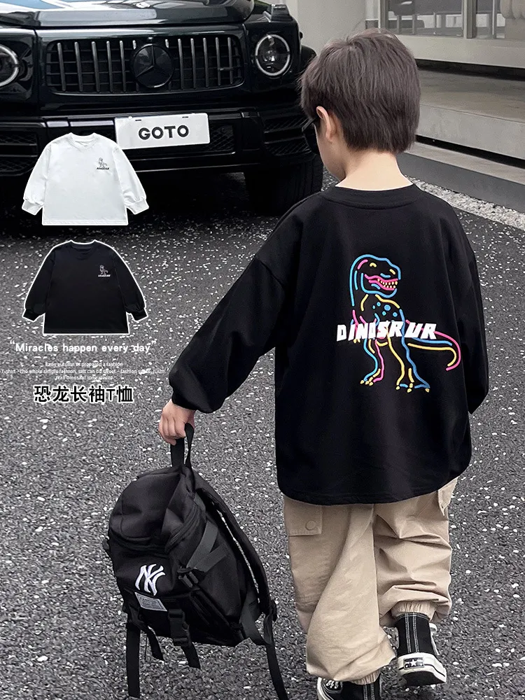 【90-150cm】人気上昇中 トレンド 着心地良い 合わせやすい 人気 長袖 Tシャツ