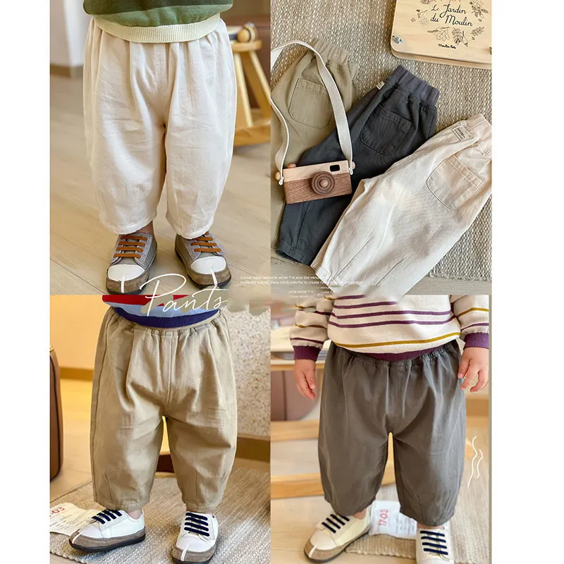 【80-120cm】絶対後悔しない! 合わせやすい 三色選べる カジュアル 男の子 ボトムス