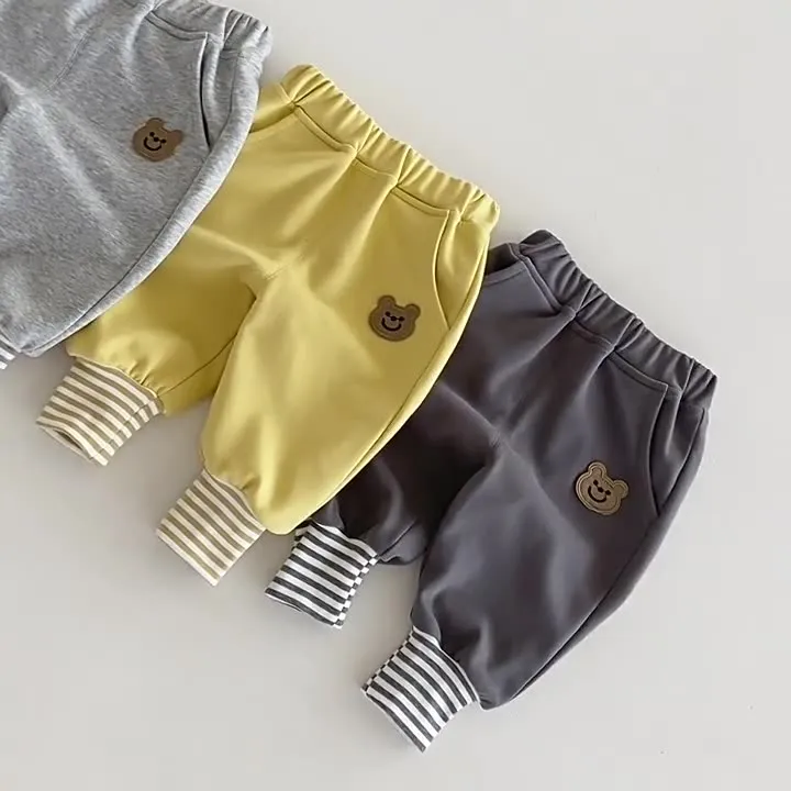 【73-120cm】 人気新作 キュート ファッション  合わせやすい 三色選べる 男の子 パンツ