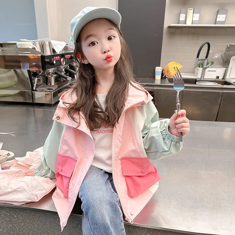 【90-140cm】絶対欲しい！可愛い きれいめ 合わせやすい 着回し力抜群 フード付き アウター