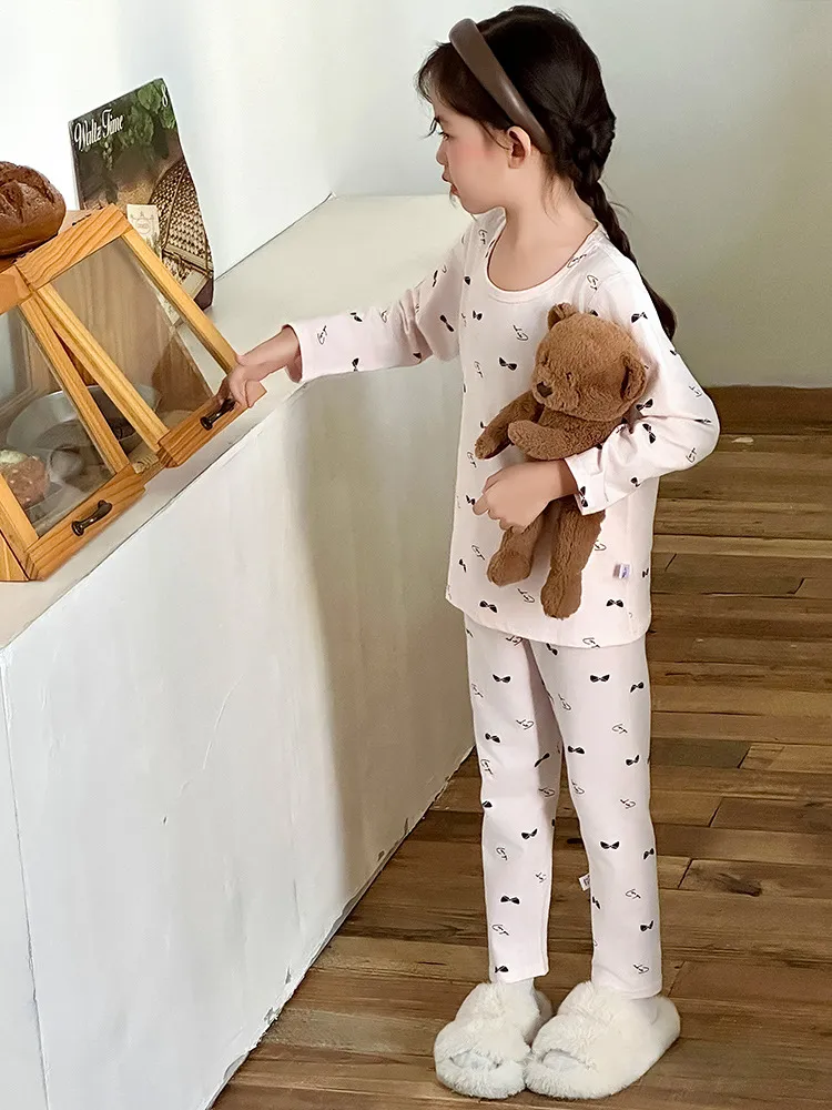 【80-160cm】SNS映えなキュートな柄 優しい肌触りにうっとり夢心地気分 キッズ パジャマ 上下セット セットアップ