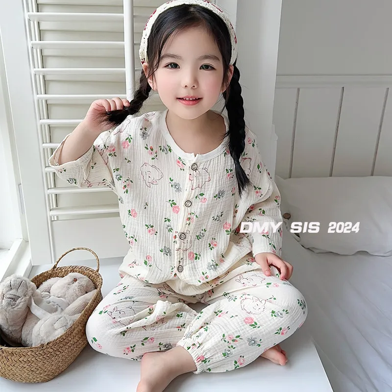 【100-150cm】子供パジャマ ベビー キッズ ボタンパジャマ 長袖 男の子 女の子 ルームウェア お泊り 子供服 綿100% 前開き
