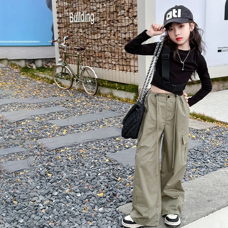 【120-160cm】特別なデザイン 抜群感強い おしゃれ 超人気商品 ファッション 女の子 トップス/パンツ