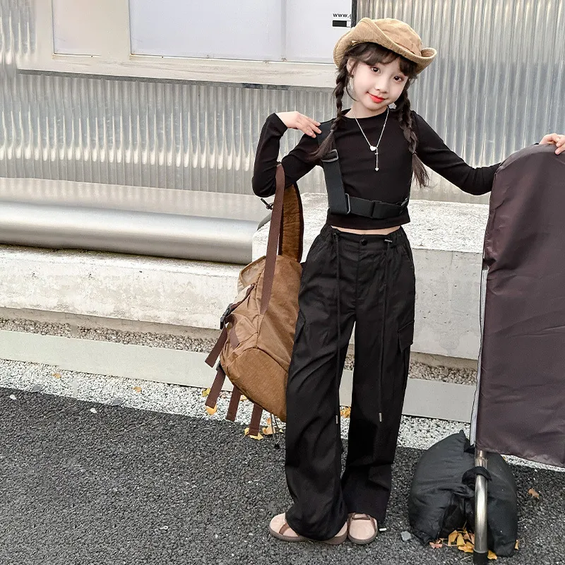 【120-160cm】特別なデザイン 抜群感強い おしゃれ 超人気商品 ファッション 女の子 トップス/パンツ
