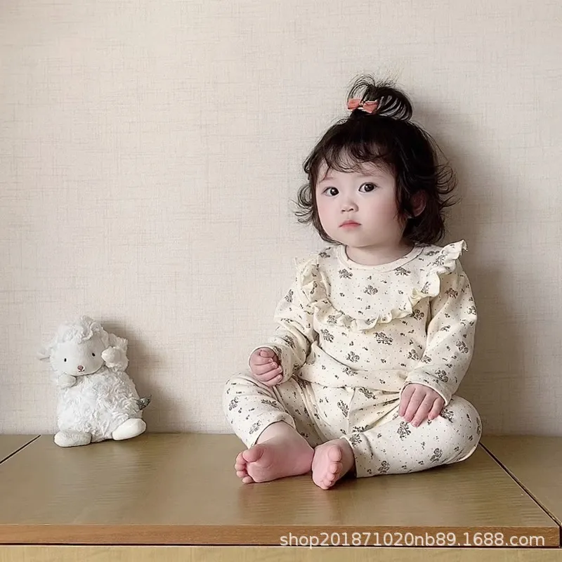 【66-100cm】大人気  可愛い ガーリッシュ  ins風  スウィート 女の子 パジャマセットアップ