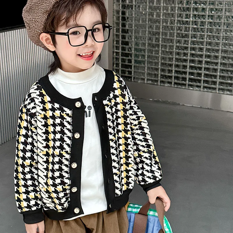 【80-140cm】おすすめ 合わせやすい カジュアル  おしゃれ カートゥーン 男女限らず カーディガン