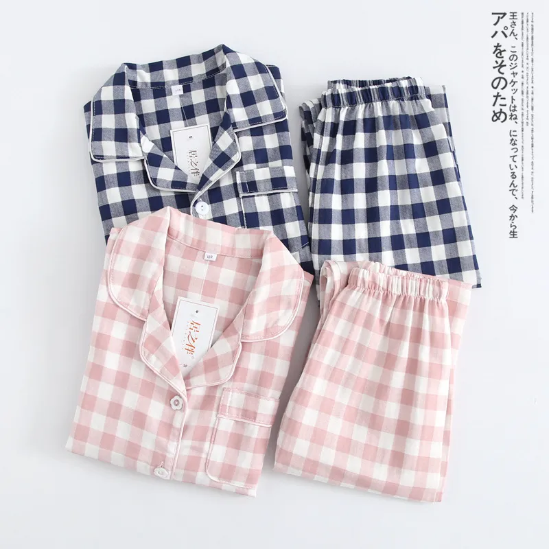 【110-150cm】大人気 定番 カジュアル 肌に優しい チェック柄 3色選べる 男女限らず パジャマセット