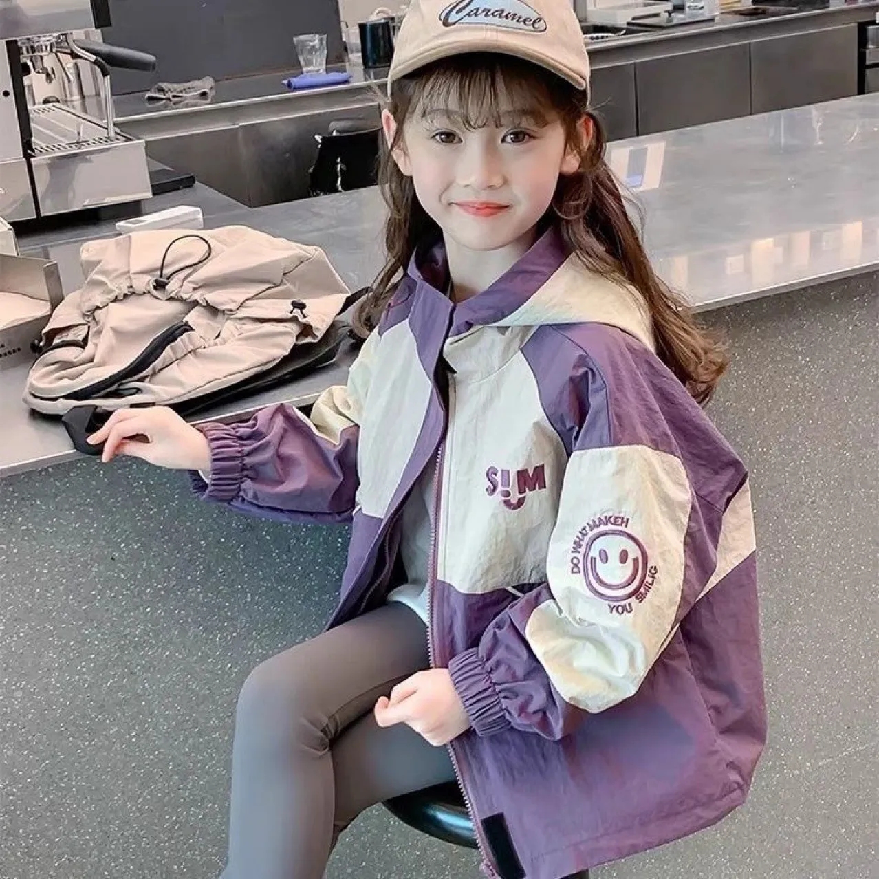 【100-160cm】絶対欲しい！カジュアル きれいめ 合わせやすい トレンド 女の子 アウター