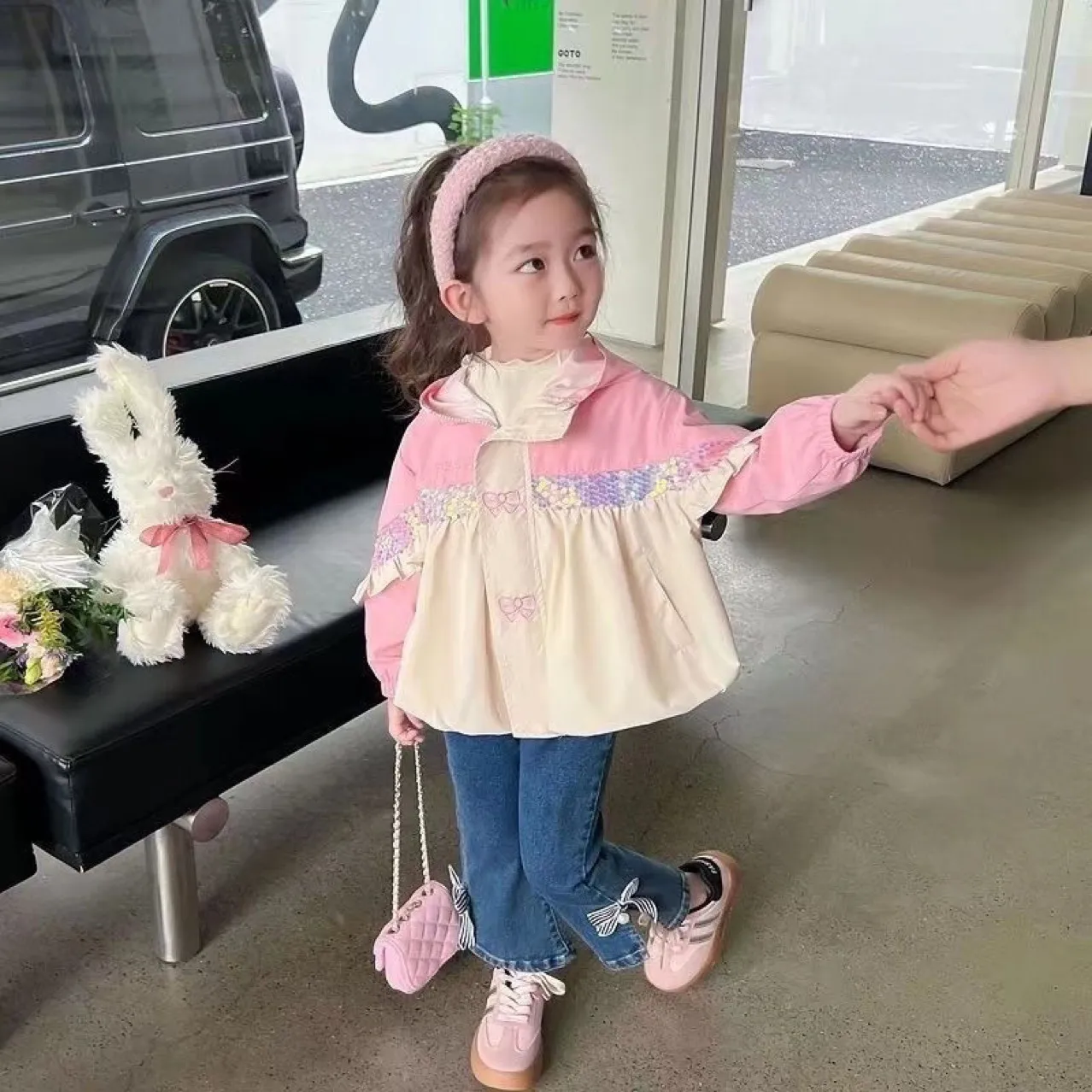 【90-140cm】超人気 カジュアル 合わせやすい フード付き トレンド 合わせやすい アウター