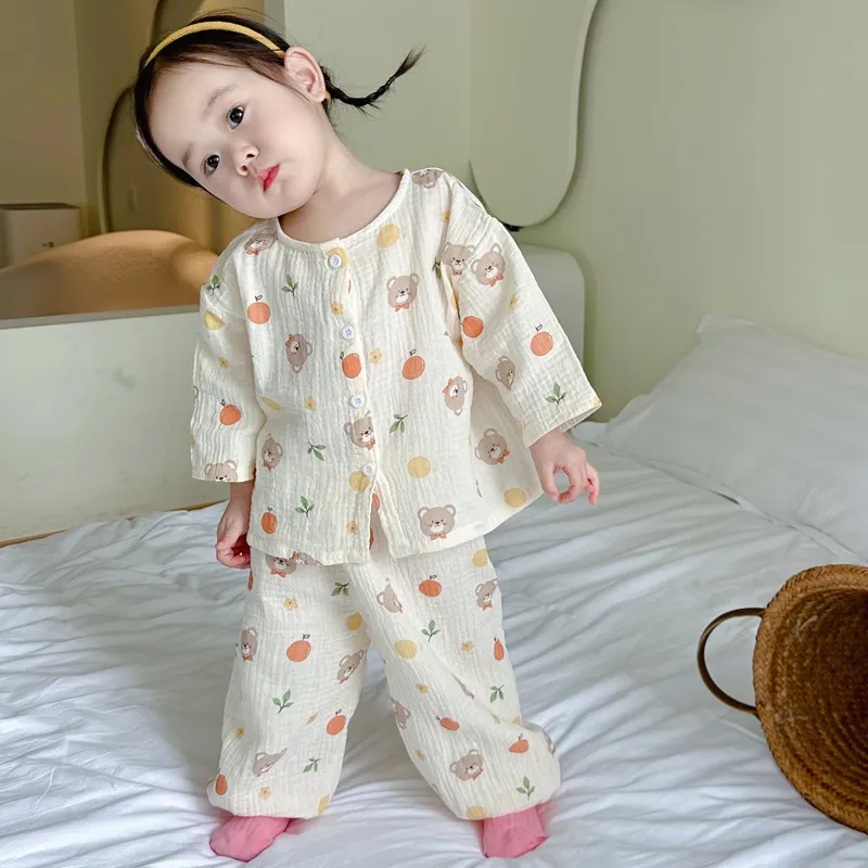 【80-120cm】人気商品 超可愛い 肌触りがソフト カートゥーン 男女限らず パジャマセット
