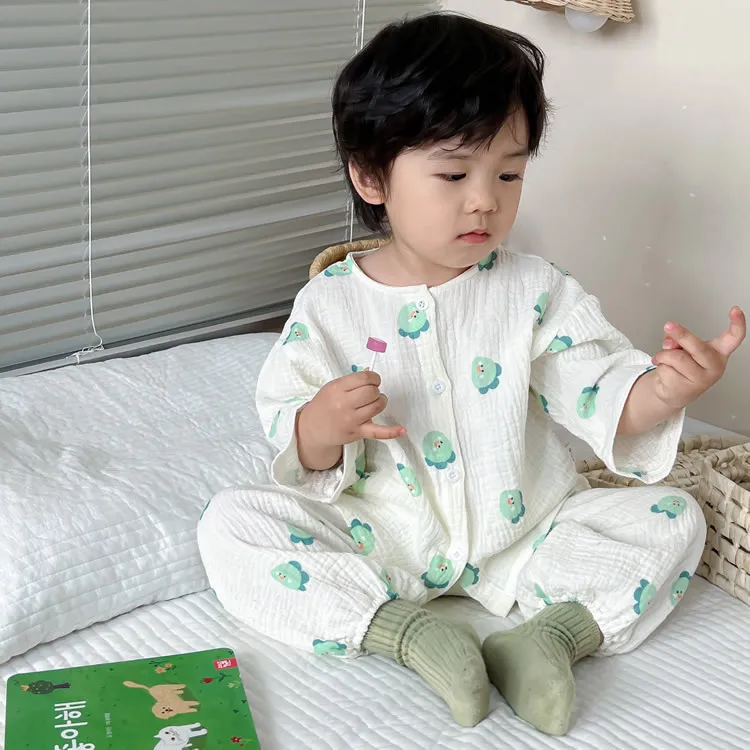 【80-120cm】人気商品 超可愛い 肌触りがソフト カートゥーン 男女限らず パジャマセット