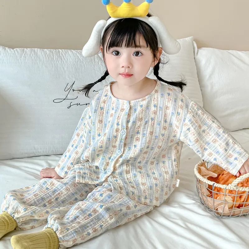 【80-120cm】人気商品 超可愛い 肌触りがソフト カートゥーン 男女限らず パジャマセット