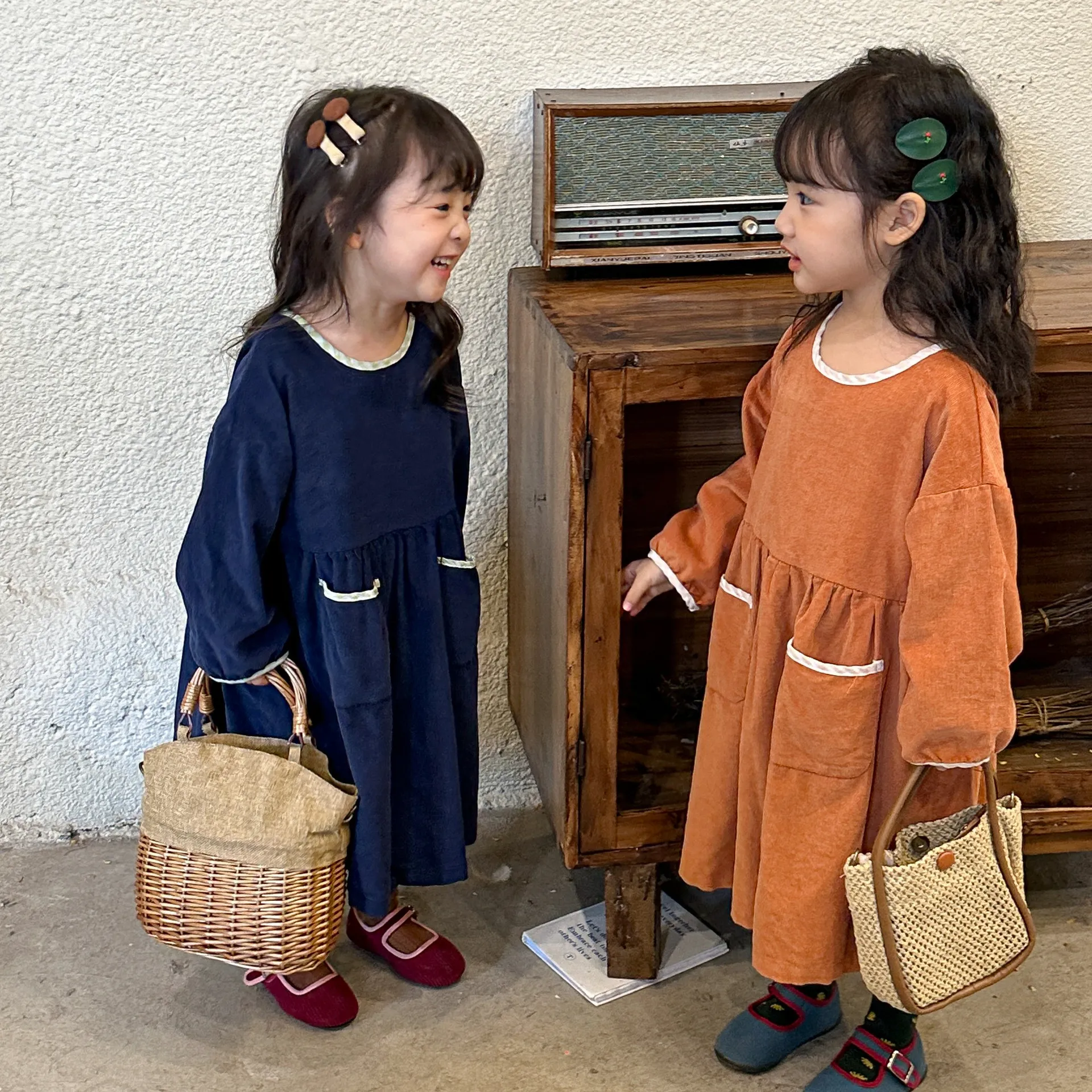【80-150cm】超かわいい 人気商品 絶対後悔しない 今季注目 おしゃれ 女の子 長袖 ワンピース