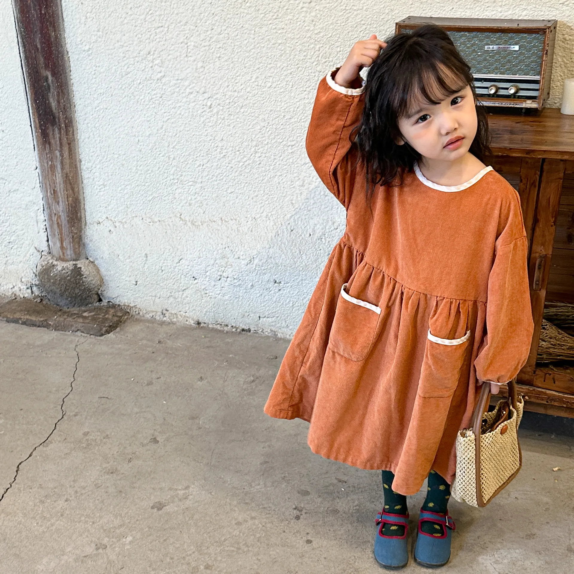 【80-150cm】超かわいい 人気商品 絶対後悔しない 今季注目 おしゃれ 女の子 長袖 ワンピース