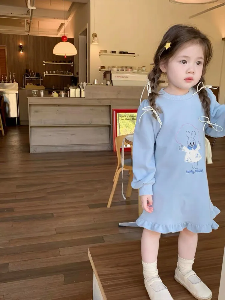 【80-130cm】大人気 ガーリッシュ 超可愛い スウィート カートゥーン 女の子 ワンピース