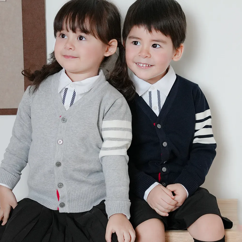 【100-170cm】超人気  学園風 ファッション 日常 カジュアル  Vネック カーディガン