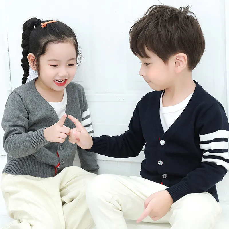 【100-170cm】超人気  学園風 ファッション 日常 カジュアル  Vネック カーディガン